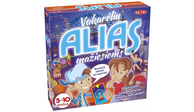 TACTIC Board game Alias Junior Party (In Lithuanian lang.)