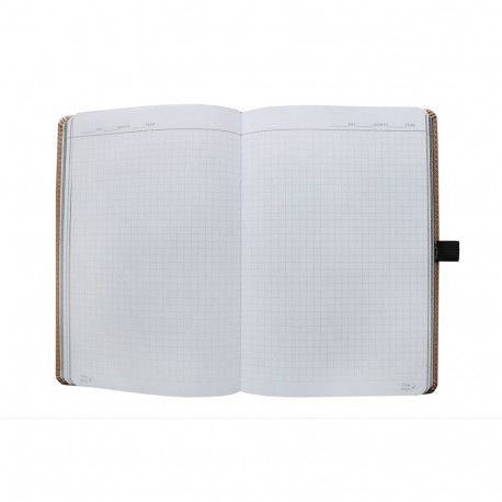 Märkmik-planeerija UNIVERSAL BLACK EDITION, PU, ​​A5, kuupäevadeta, kreem