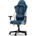 DXRacer GLADIATOR L Blue & White PVC Leather