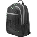 HP 39.62 cm (15.6&quot;) Active Backpack (Black/Mint Green)