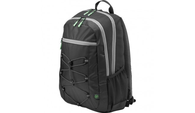 HP 39.62 cm (15.6&quot;) Active Backpack (Black/Mint Green)