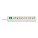 Brennenstuhl 1159520400 power extension 3 m 6 AC outlet(s) Indoor White