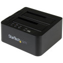 StarTech.com Standalone Hard Drive Duplicator, Dual Bay HDD/SSD Cloner/Copier, USB 3.1 (10Gbps) to S