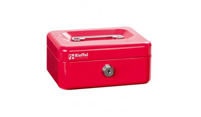 Rieffel KIKA cash/ticket box Steel Red