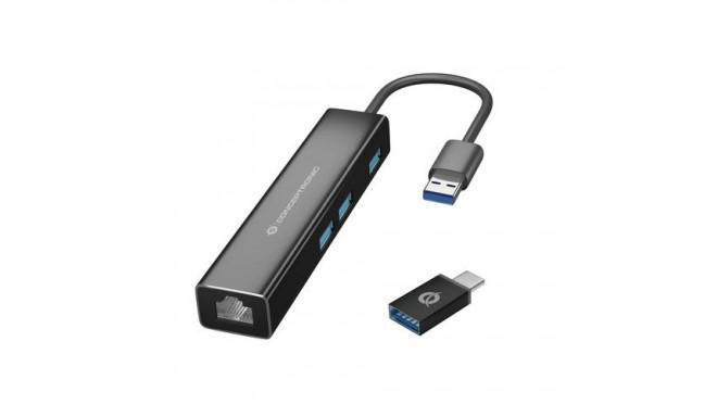 Conceptronic DONN07BA USB 3.2 Gen 1 (3.1 Gen 1) Type-A Black