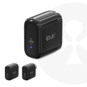 CLUB3D Travel Charger 65W GAN technology, Single port USB Type-C, Power Delivery(PD) 3.0 Support