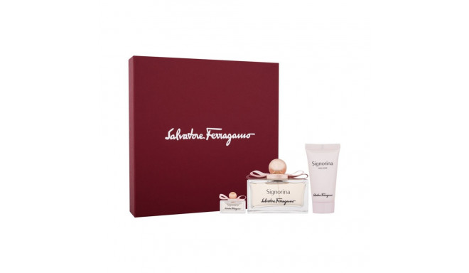 Ferragamo Signorina Eau de Parfum (100ml) (Edp 100 ml + Body Lotion 50 ml + Edp 5 ml)