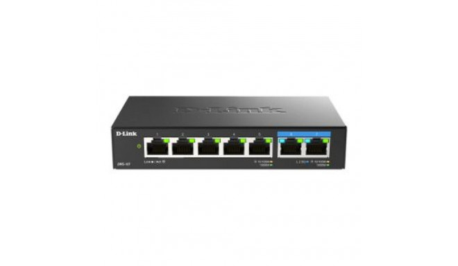 D-link 7-Port Multi-Gigabit Unmanaged Switch DMS-107/E Unmanaged, Desktop