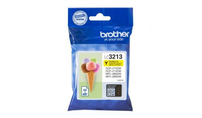 Brother LC3213Y Ink Cartridge, Yellow