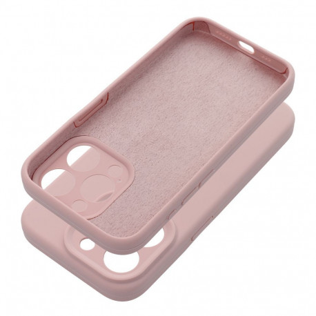 Case for iPhone 16 PLUS Silicone 2mm powder pink