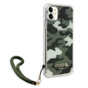 Guess GUHCN61KSARKA iPhone 11 / Xr 6.1" roheline/khaki kõvakate Camo Kollektsioon