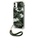 Guess GUHCN61KSARKA iPhone 11 / Xr 6.1" green/khaki hardcase Camo Collection