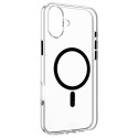 Fixed MagPurity Tagakate Apple iPhone 16 Plus TPU Läbipaistev, Must