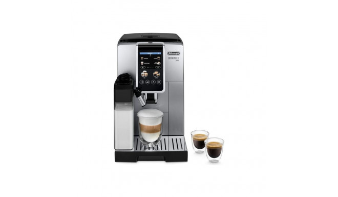Delonghi Dinamica Plus ECAM380.85.SB kohvimasin 15 baari pumbaga integreeritud piimavahustiga automa