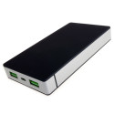 PowerNeed P10000B power bank Lithium Polymer (LiPo) 10000 mAh Black