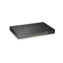 Zyxel GS1920-24HPV2 hallatav gigabitine Ethernet (10/100/1000) toite üle Etherneti (PoE) must