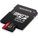 ADATA | AUSDX128GUI3V30SHA2-RA1 Memory Card | 128 GB | MicroSDXC | Flash memory class 10 | Adapter