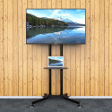 Techly põrandakäru riiulitoega LCD / LED / Plasma 30-65" ICA-TR6