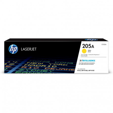 HP toonerikassett LaserJet 205A originaal, kollane