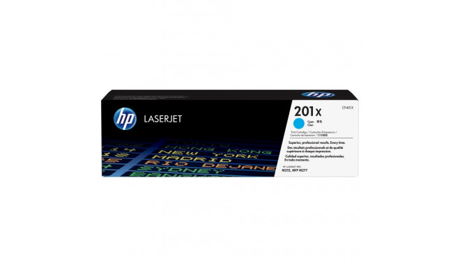 HP 201X - Hojtydende - tsüaan - originaal