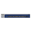 NETGEAR XS512EM Hall, Sinine Hallatud L2 10G Ethernet (100/1000/10000) 1U