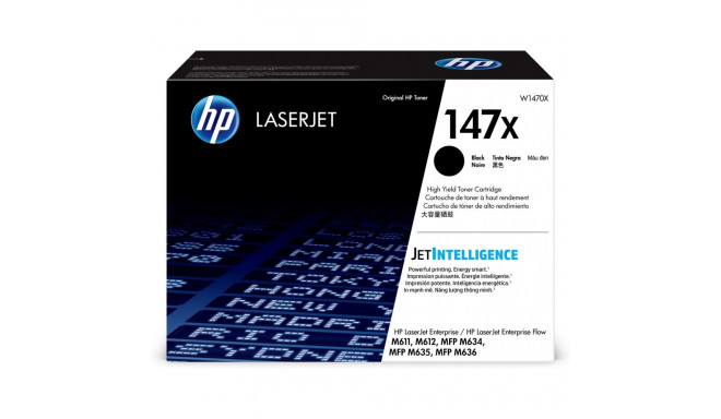 HP LaserJet 147X suure tootlikkusega must originaal toonerikassett