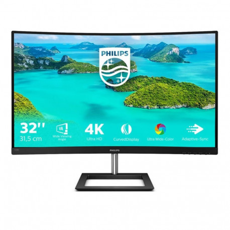 Philips arvutimonitor E Line 328E1CA/00 80cm (31.5") 3840 x 2160 pikslit 4K Ultra HD LCD, must