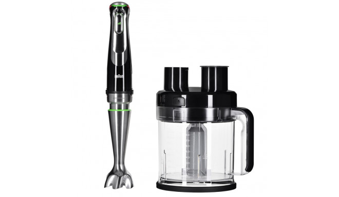 Braun MultiQuick 9 MQ 9187XLI 0,6 L saumikser 1200 W must, roostevaba teras
