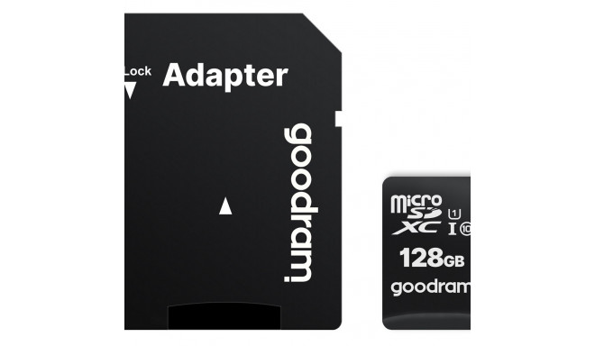 Goodram M1AA-1280R12 mälukaart 128 GB MicroSDXC Class 10 UHS-I