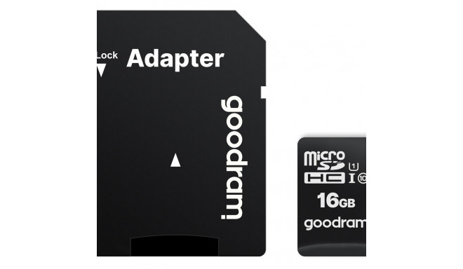 Goodram M1AA-0160R12 mälukaart 16 GB MicroSDHC Class 10 UHS-I