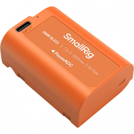 SmallRig battery USB-C Panasonic DMW-BLK22, orange (4979)
