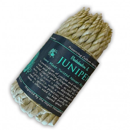 Rope Incense - Nepali Rope Rhododendron & Juniper Pure Herbs Incense