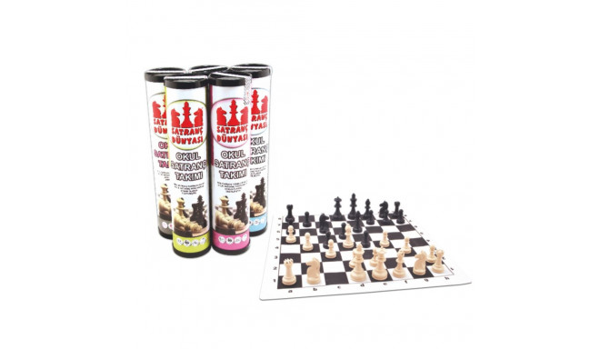 Chess World Roll Cylinder Chess Set L Size Star