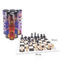 Flash Roll Cylinder Chess Set Star