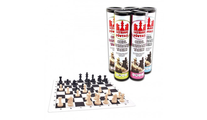 Chess World Roll Cylinder Chess Set S Size Star