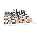 Platinum Roller Cylindrical Chess Set Star