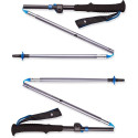 Black Diamond Trekking poles Distance FLZ, fitness equipment (grey, 1 pair, 125 cm)