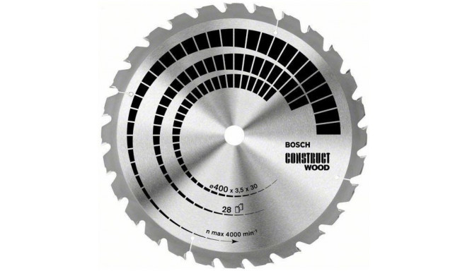 Bosch circular saw blade Construct Wood, 400mm