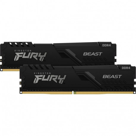 DIMM 32 GB DDR4-3200 (2x 16 GB) Dual-Kit (schwarz, KF432C16BB1K2/32, Beast, INTEL XMP)