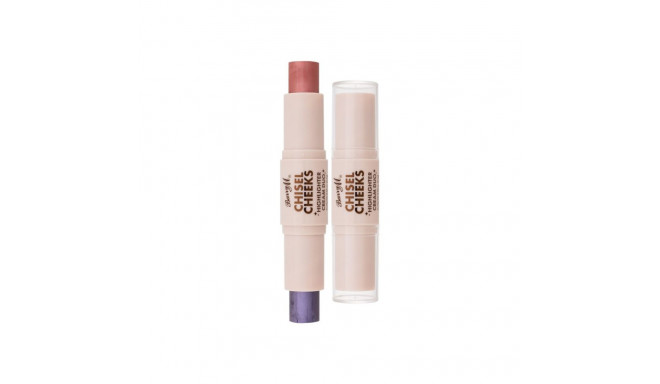 Barry M Chisel Cheeks Highlighter Cream Duo (6ml) (Lilac/Pink)