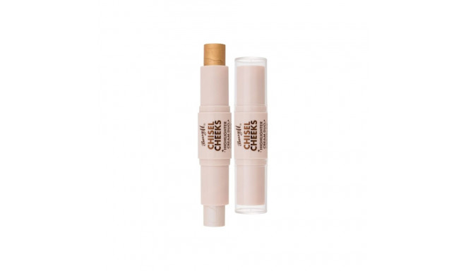 Barry M Chisel Cheeks Highlighter Cream Duo (6ml) (Silver/Gold)