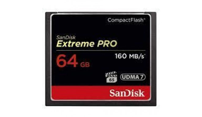 SANDISK BY WESTERN DIGITAL MEMORY COMPACT FLASH 64GB/SDCFXPS-064G-X46 SANDISK