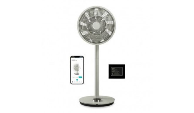 Duux Fan with Battery Pack | Whisper Flex Smart | Stand Fan | Sage | Diameter 34 cm | Number of spee