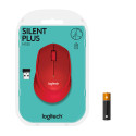 Logilink LOGITECH M330 Silent Plus Red - 2.4GHZ - EMEA