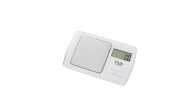 Adler Precision scale AD 3161 Maximum weight (capacity) 0.5 kg, Accuracy 0.01 g, White