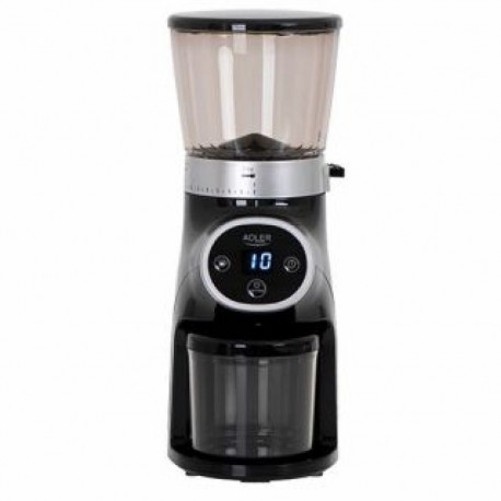 Adler Coffee Grinder AD 4450 Burr 300 W, Coffee beans capacity 300 g, Number of cups 1-10 pc(s), Bla
