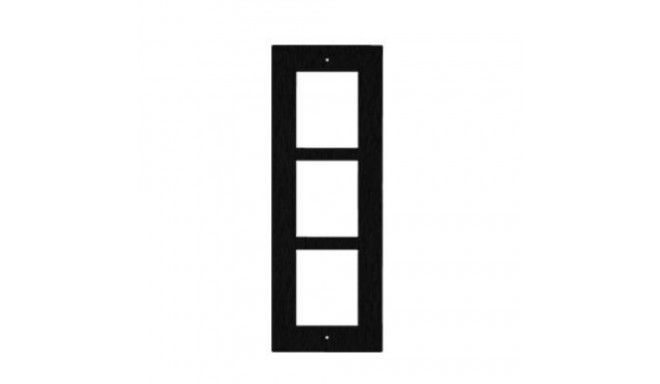 2N ENTRY PANEL 3MOD. FLUSH FRAME/BLACK/ IP VERSO 9155013B