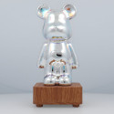 Table lamp bedside LED 3D BEAR Art Deco standing L3GFBD