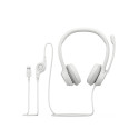 Logitech H390 USB Computer Headset Wired Headphones, USB Type-A, Off-white