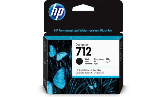 HP 712XL -mustekasetti, musta